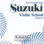 Suzuki Violin School, Volume 6 [Violin] CD