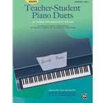 Easy Teacher-Student Piano Duets in Three Progressive Books Book 1 One Piano - Four Hands