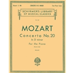 Concerto No. 20 in D Minor, K.466 - Schirmer Library of Classics Volume 661 National Federation of Music Clubs 2014-2016 Piano Duets