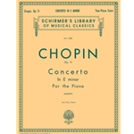 Concerto No. 1 in E Minor, Op. 11 - Schirmer Library of Classics Volume 1350 Piano Duet