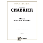 Chabrier 3 Romantic Waltzes One Piano Four Hands Folio