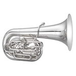 Jupiter  XO 1680L Pro C Tuba 5 Valve Lacquered Brass Body .732-.787 Graduated Bore 17.4" bell 4 Front Stainless Steel Pistons plus 1 Rotary Valve