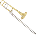 Antoine Courtois Paris AC280BO Performance Series F-Attachment Trombone AC280BO Lacquer Yellow Brass