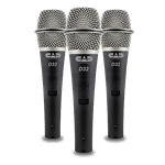 Cad D32X3 Vocal Microphone 3 PK