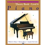 Alfred's Basic Piano Library Theory Book 6