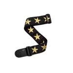 20T05 Daddario Guitar Strap Nylon Woven Gold Star