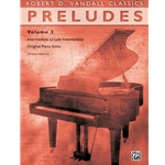 Vandall Predludes 2 Piano Solos Book
