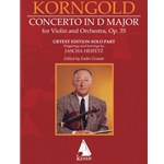 Korngold Concerto in D Major for Violin and Orchestra Opus 35 Solo Part Urtext Edition