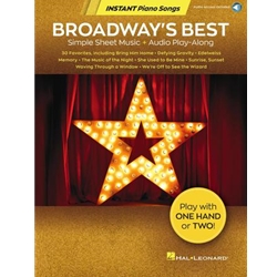 Broadway's Best - Simple Sheet Music + Audio Play-Along
