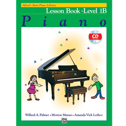 Alfred's Basic Piano Library Lesson Book 1B with CD