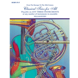 Classical Trios For All French Horn Instrument