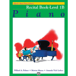 Alfred's Basic Piano Library Recital Book, Book 1B