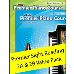 Alfred's Premier Piano Course Sight Reading 2A & 2B (Value Pack)