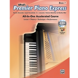 Premier Piano Express, Book 1 [Piano] Book, CD-ROM & Online Audio & Software
