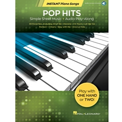 Pop Hits - Instant Piano Songs - Simple Sheet Music + Audio Play-Along