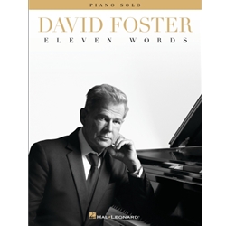 Foster Eleven Words Piano Solo Book Pno