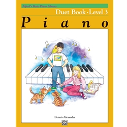 Alfred's Basic Piano Library Duet 3 Method