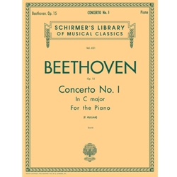 Beethoven Piano Concerto No 1 in C Major Ttwo Pianos Four Hands Sheet