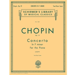 Concerto No. 2 in F Minor, Op. 21 - Schirmer Library of Classics Volume 1351 Piano Duet