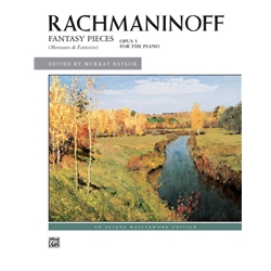 Rachmaninoff: Fantasy Pieces, Opus 3 [Piano] Book