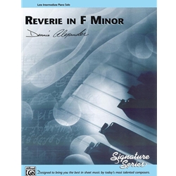 Alexander Reverie in F Minor Piano Solo Sheet