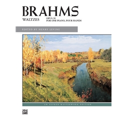 Brahms Waltzes Op 39 One Piano Four Hands Book Folio
