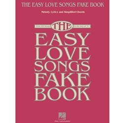 Easy Love Songs Fake Book C Ed