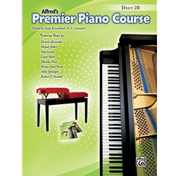 Alfred's Premier Piano Course Duet 2B One Piano Four Hands Book
