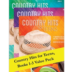 Country Hits for Teens 1-3 (Value Pack) [Piano] Value Pack