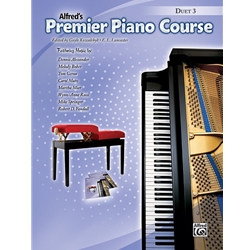 Alfred's Premier Piano Course Duet 3 One Piano Four Hands Book 1P4H