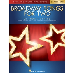 Broadway Songs for Two Clarinet Clt