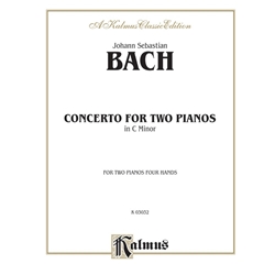Concerto for Two Pianos in C Minor [Piano] Book