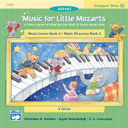 Music for Little Mozarts: CD 2 Discs Sets for Lesson and Dicovery Books Level 2 Piano