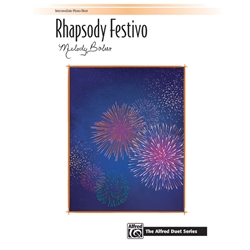 Bober Rhapsody Festivo One Piano Four Hands Sheet