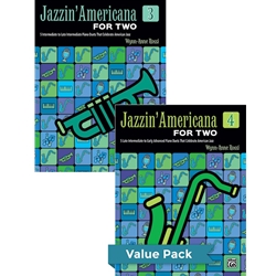 Jazzin' Americana for Two Books 3-4 (Value Pack) [Piano] Value Pack