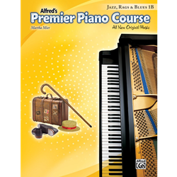 Premier Piano Course Jazz Rags & Blues Book Level 1B