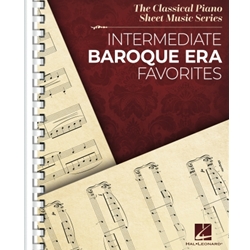 Intermediate Baroque Era Favorites - The Classical Piano Sheet Music Series
