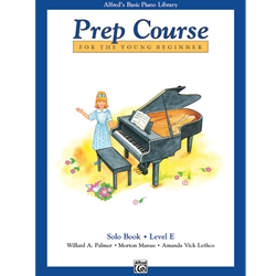Alfred's Basic Piano Library Prep Course Solo Book E