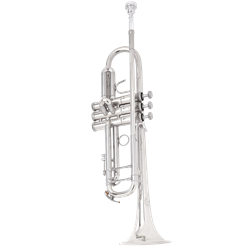 B&S 3137 Challenger I Series Bb Trumpet  SIlver Plated Finish
