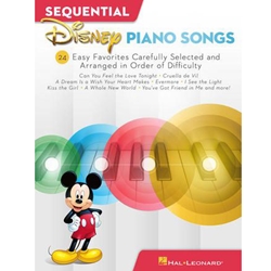 Sequential Disney Piano Songs - 24 Easy Favorites Carefully Selected and Arranged in Order of Difficulty EP