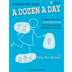 A Dozen A Day Preparatory Book & Online Audio