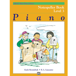 Alfred's Basic Piano Library Notespeller, Book 3