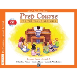 Alfred's Basic Piano Prep Course Lesson Book, Book A with CD