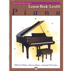 Alfred's Basic Piano Library Lesson Book 6