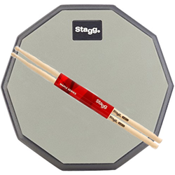 Stagg TD-08RP 8" Practice Pad & Pair of 5A Sticks