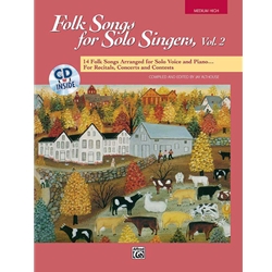Folk Songs For Solo Singers Hi 2/CD Collection