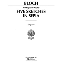 Five Sketches In Sepia Piano