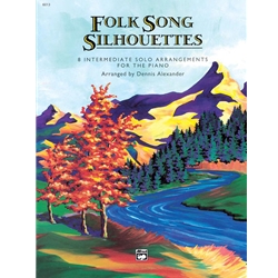 Alexander Folk Song Silhourettes Piano Solo Book