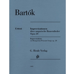 Bartok Improvisations on Hungarian Peasant Songs Opus 20 Piano Urtext