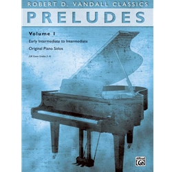 Vandall Preludes 1 Piano Solos Book